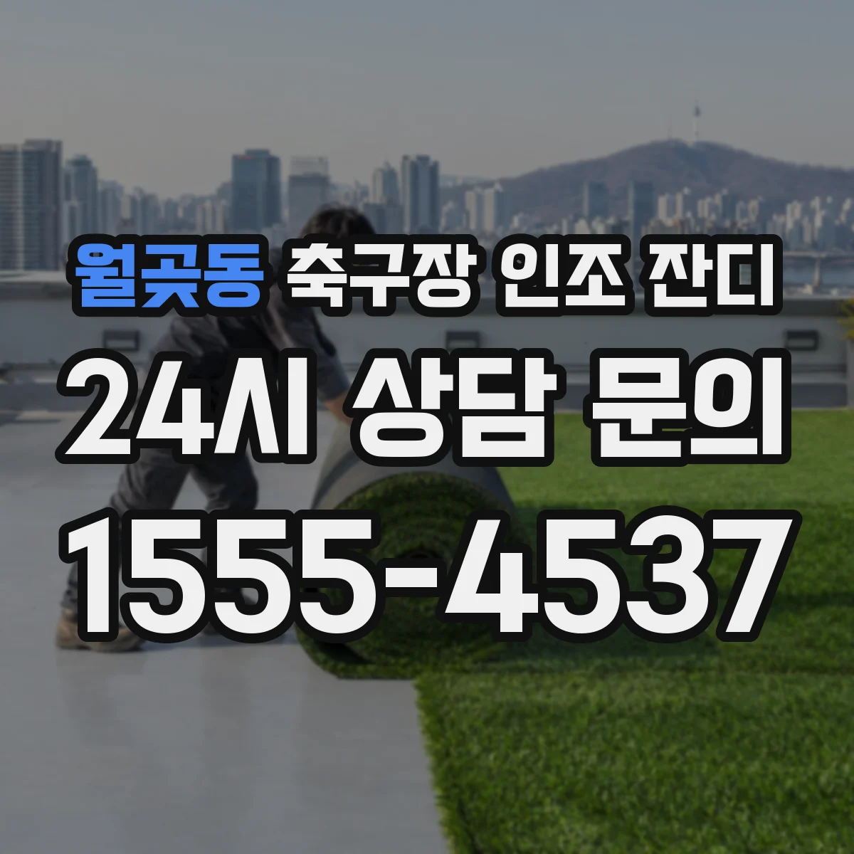 월곶동 축구장 인조 잔디