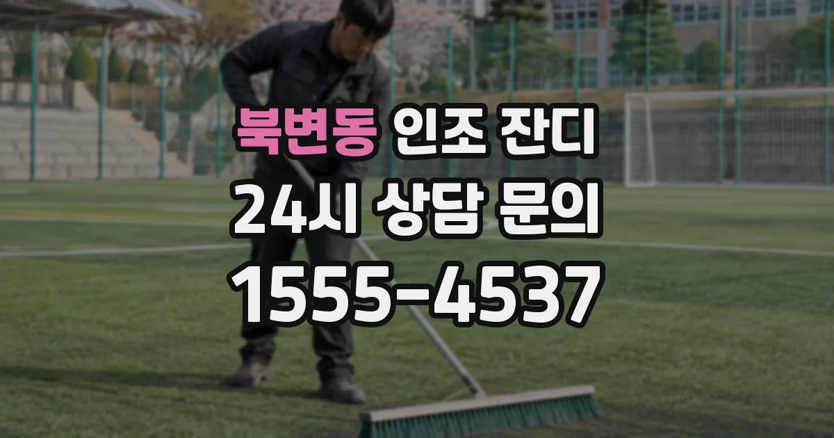 북변동 인조 잔디
