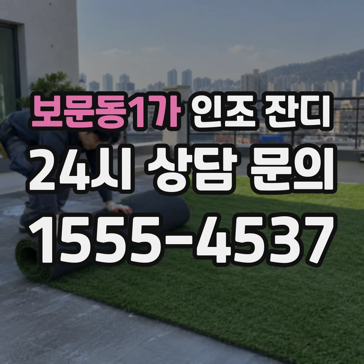 보문동1가 인조 잔디