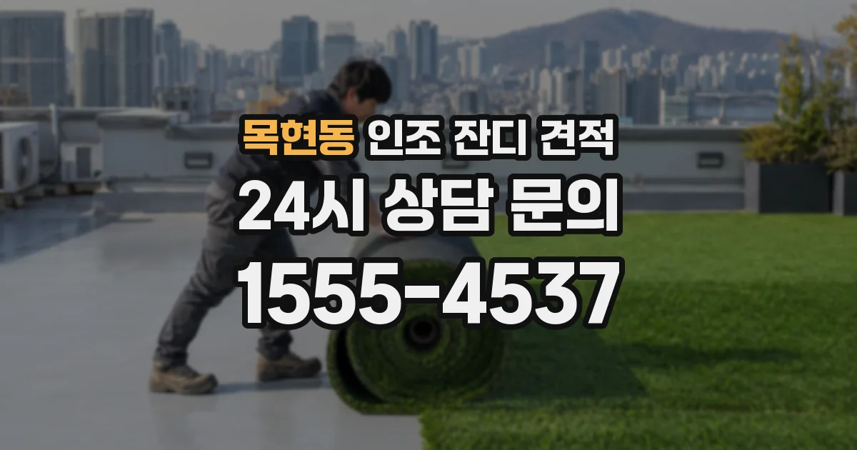목현동 인조 잔디 견적
