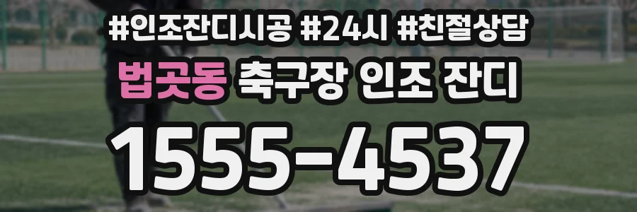 법곳동 축구장 인조 잔디