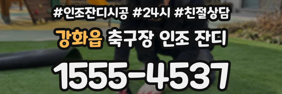 강화읍 축구장 인조 잔디