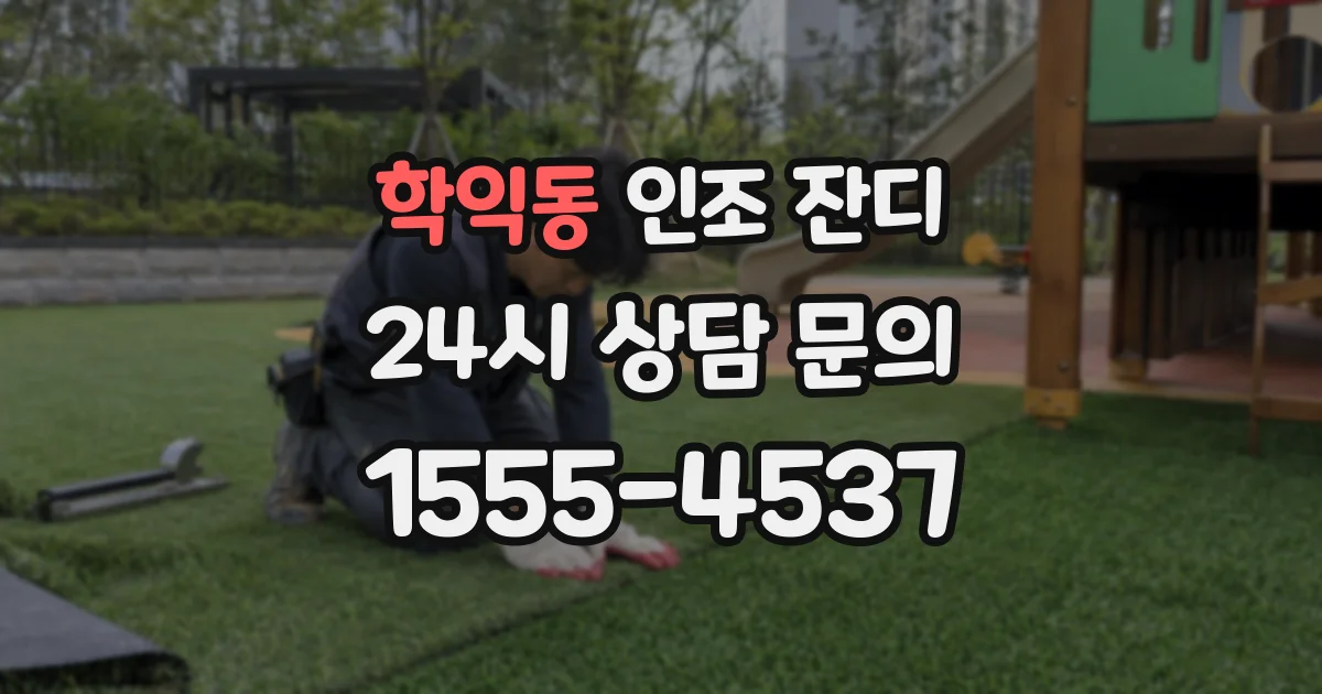 학익동 인조 잔디