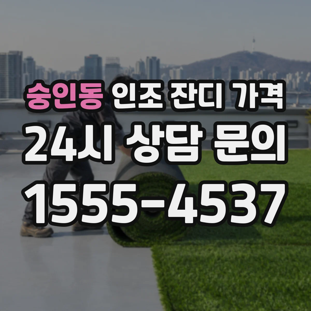 숭인동 인조 잔디 가격