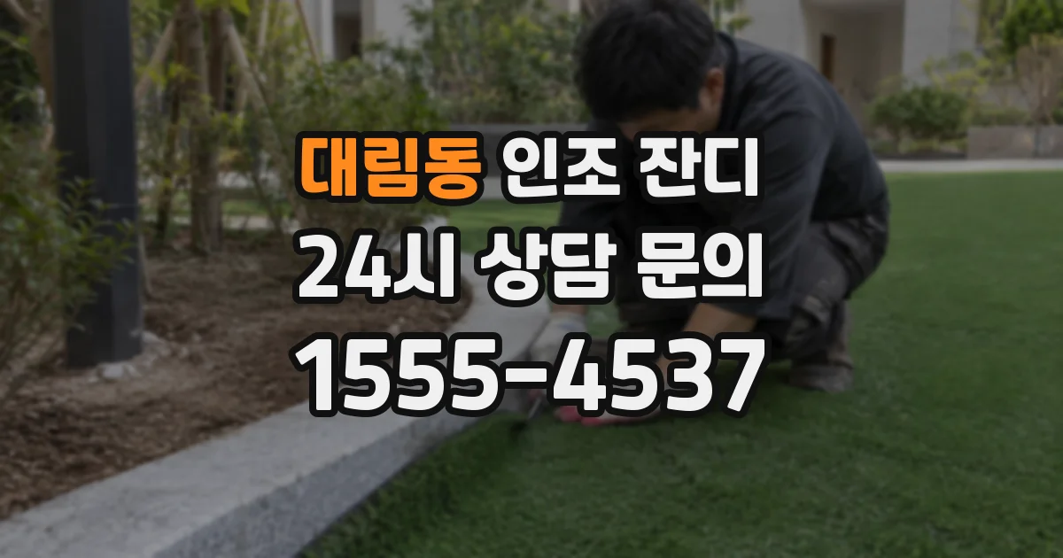 대림동 인조 잔디