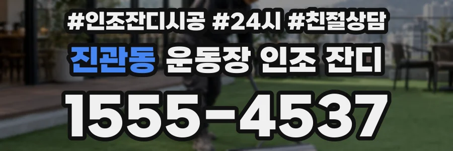 진관동 운동장 인조 잔디