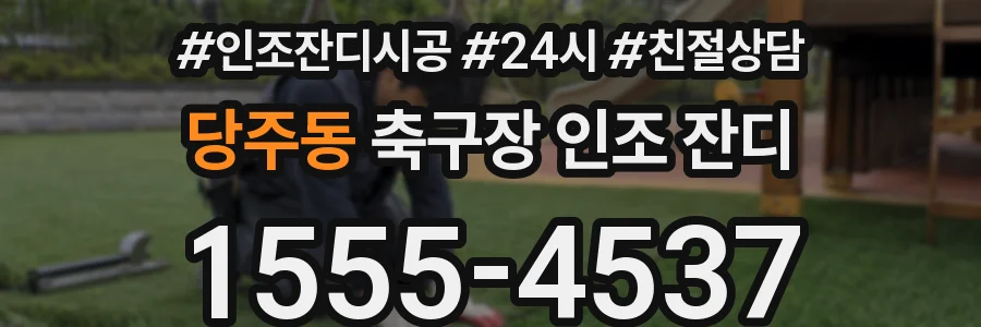 당주동 축구장 인조 잔디