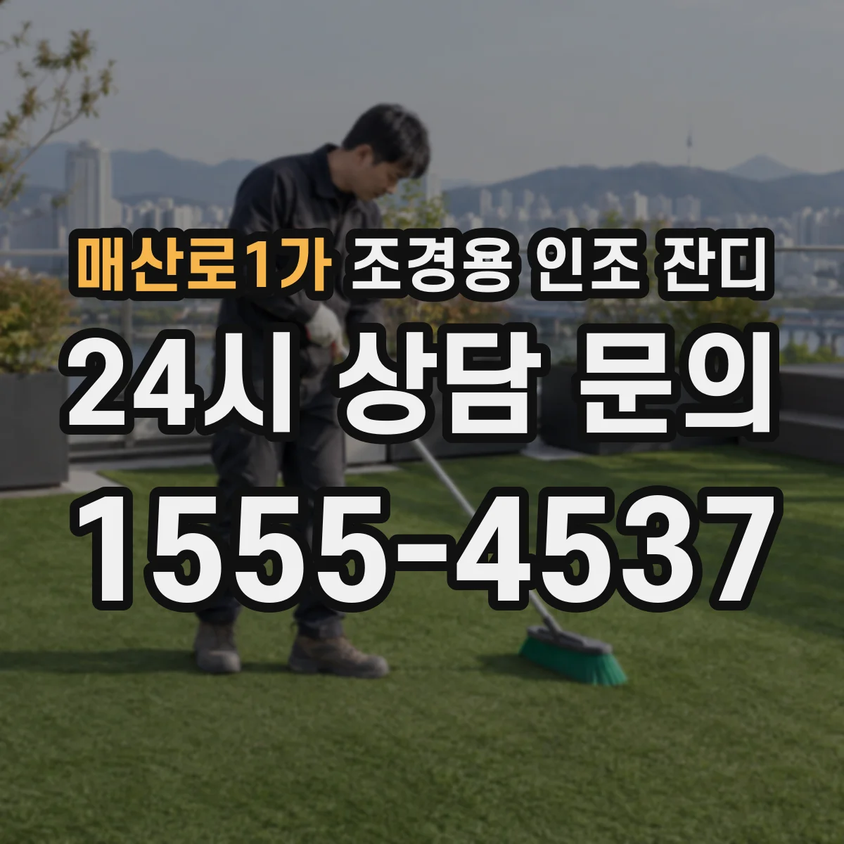 매산로1가 조경용 인조 잔디
