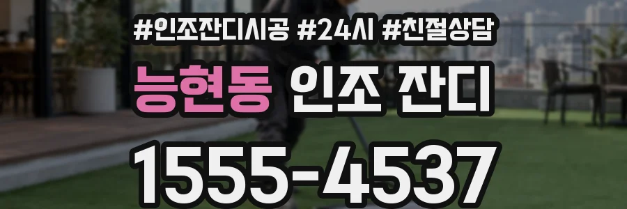 능현동 인조 잔디