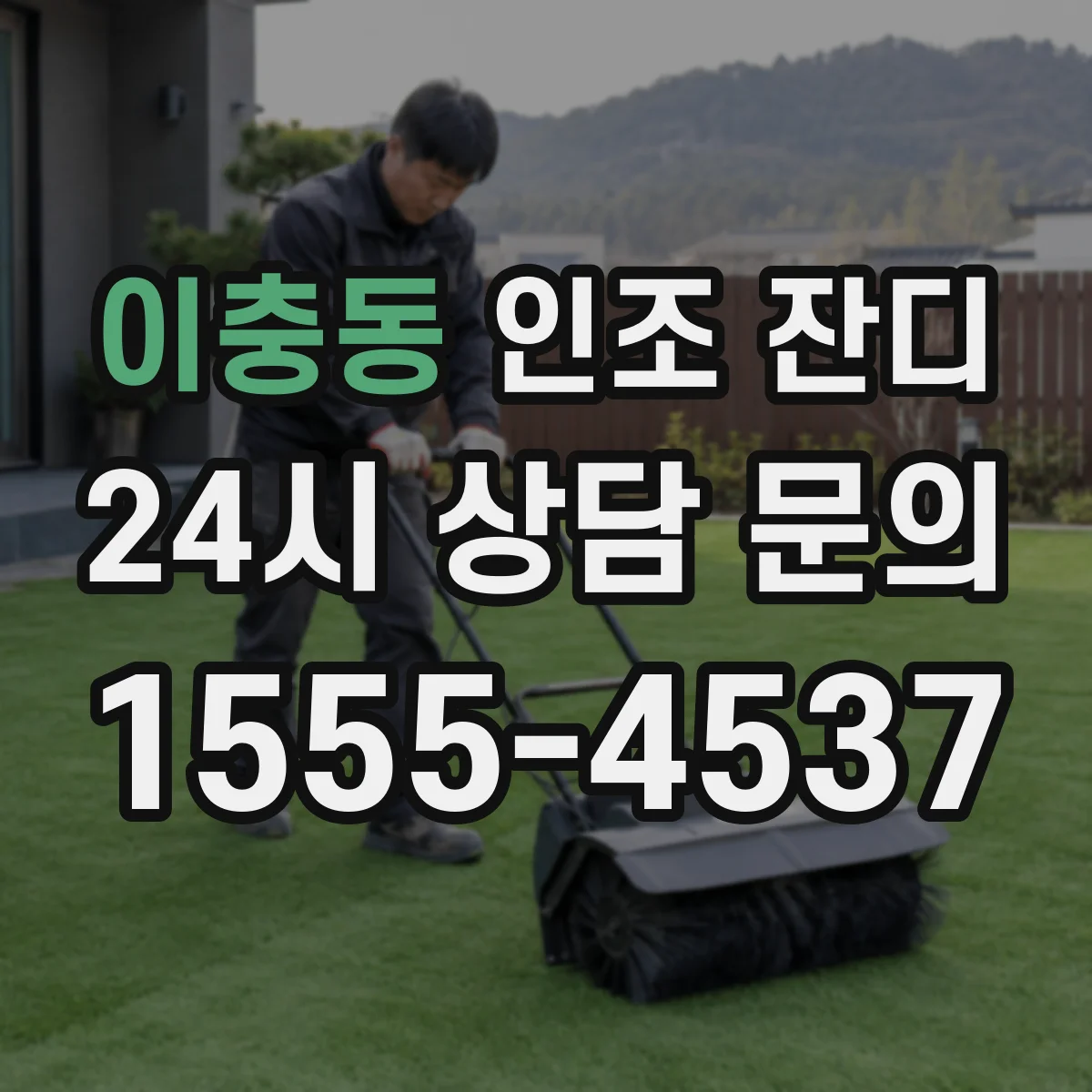 이충동 인조 잔디