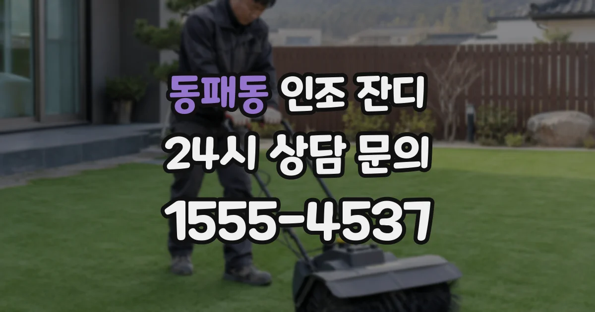 동패동 인조 잔디
