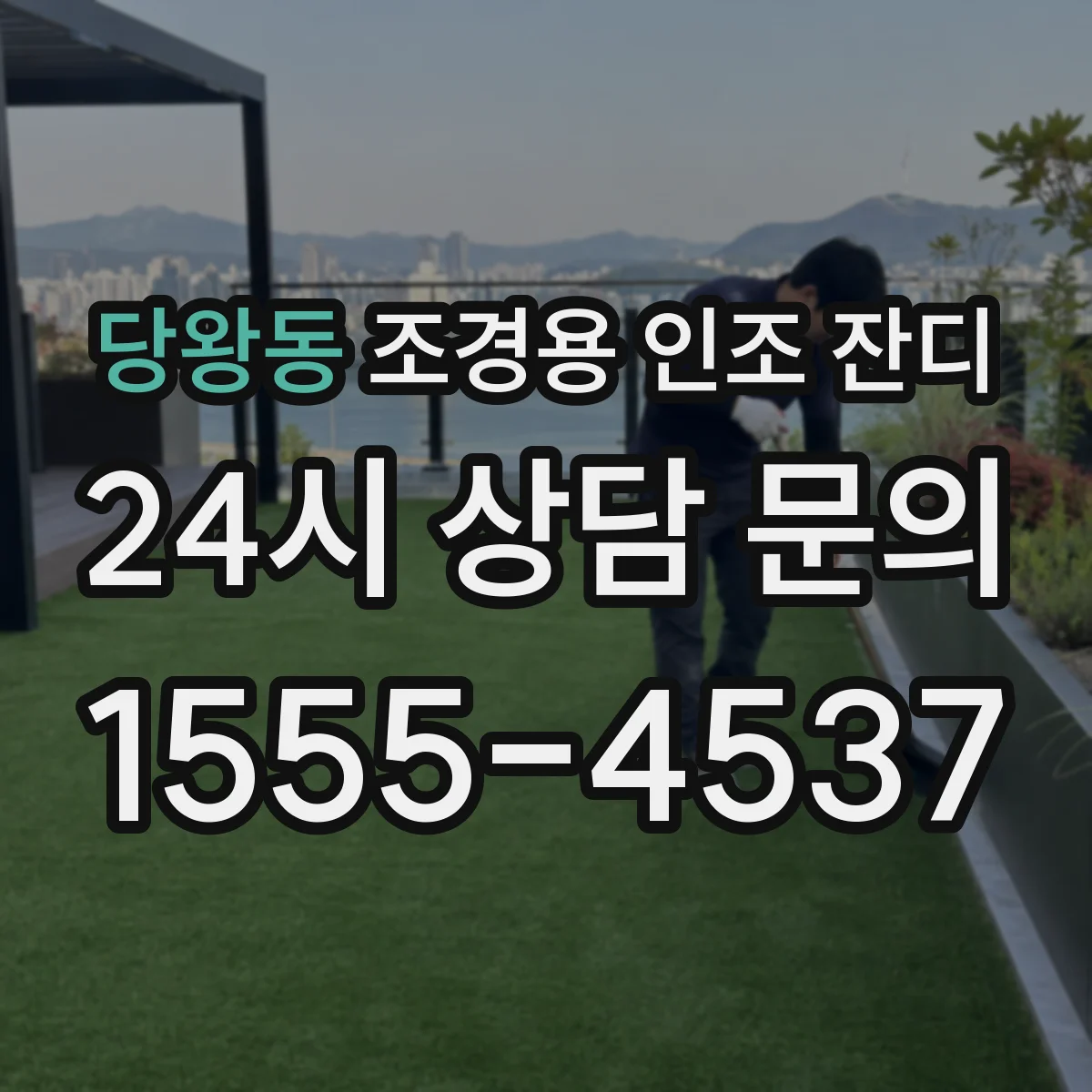 당왕동 조경용 인조 잔디