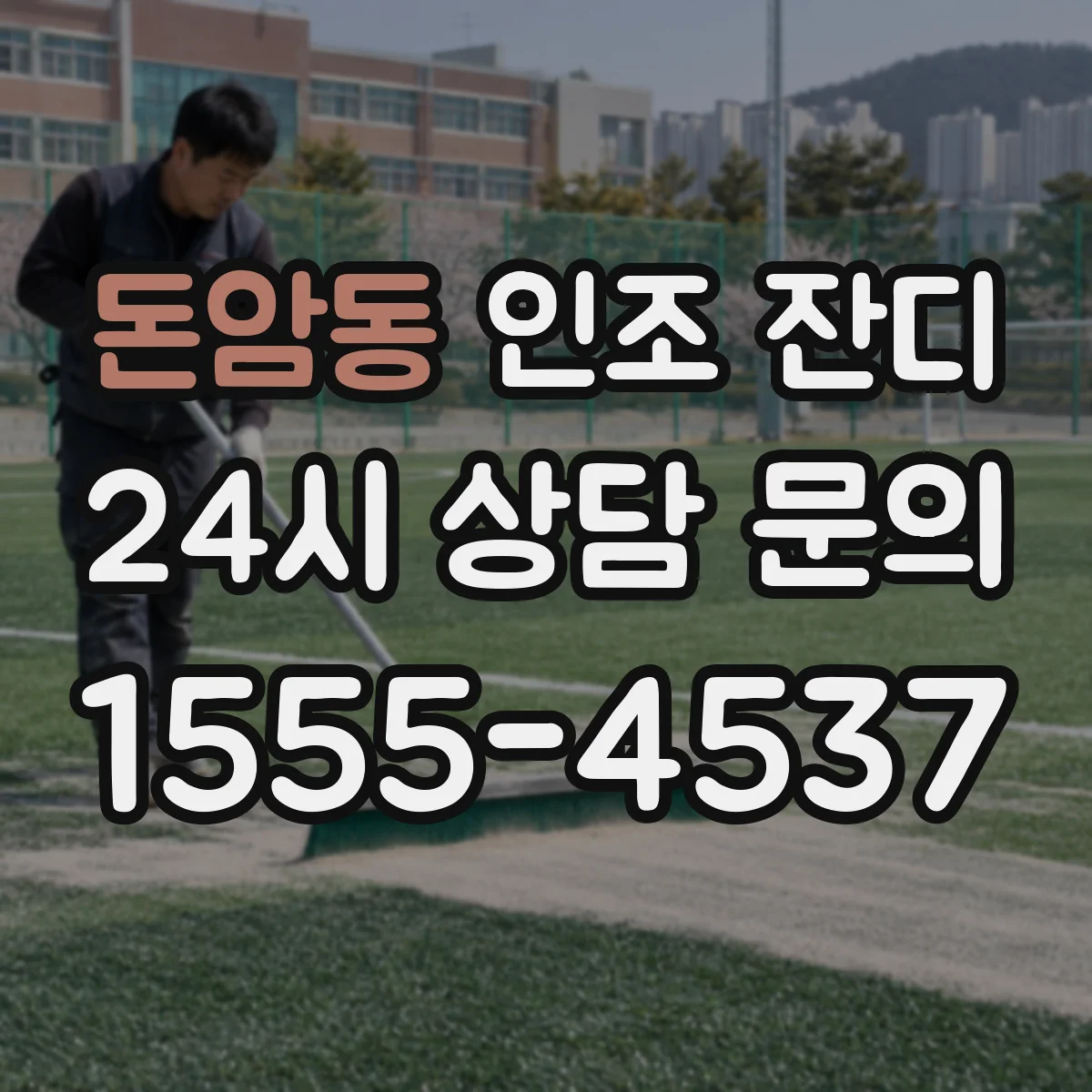 돈암동 인조 잔디
