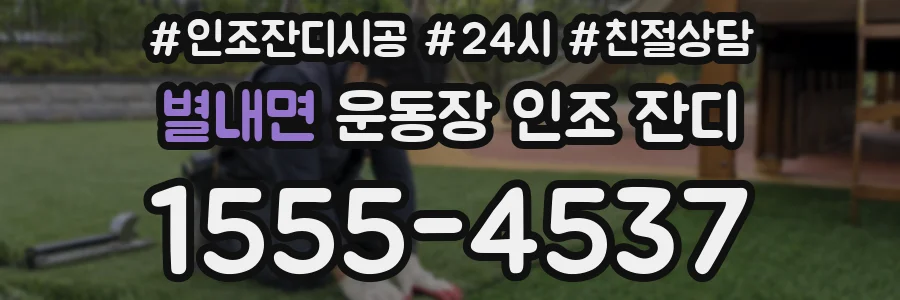 별내면 운동장 인조 잔디