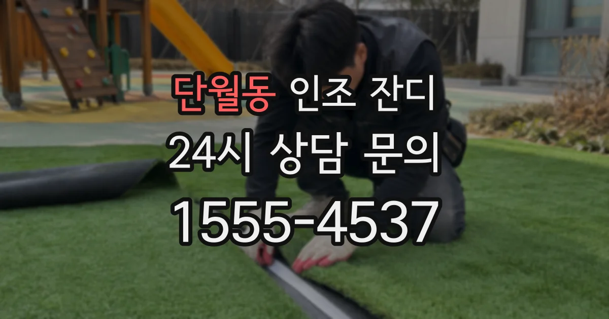 단월동 인조 잔디
