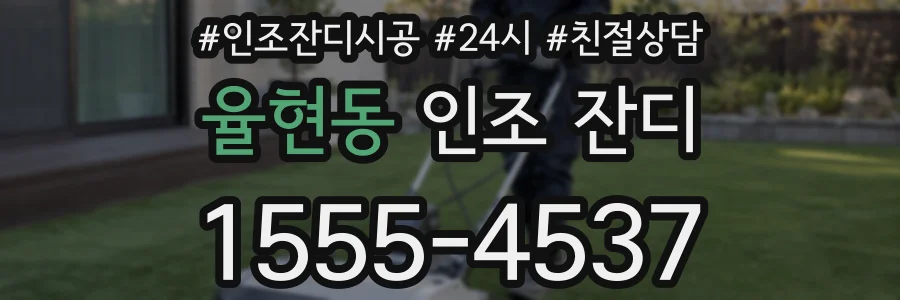 율현동 인조 잔디