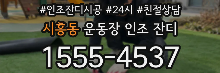 시흥동 운동장 인조 잔디