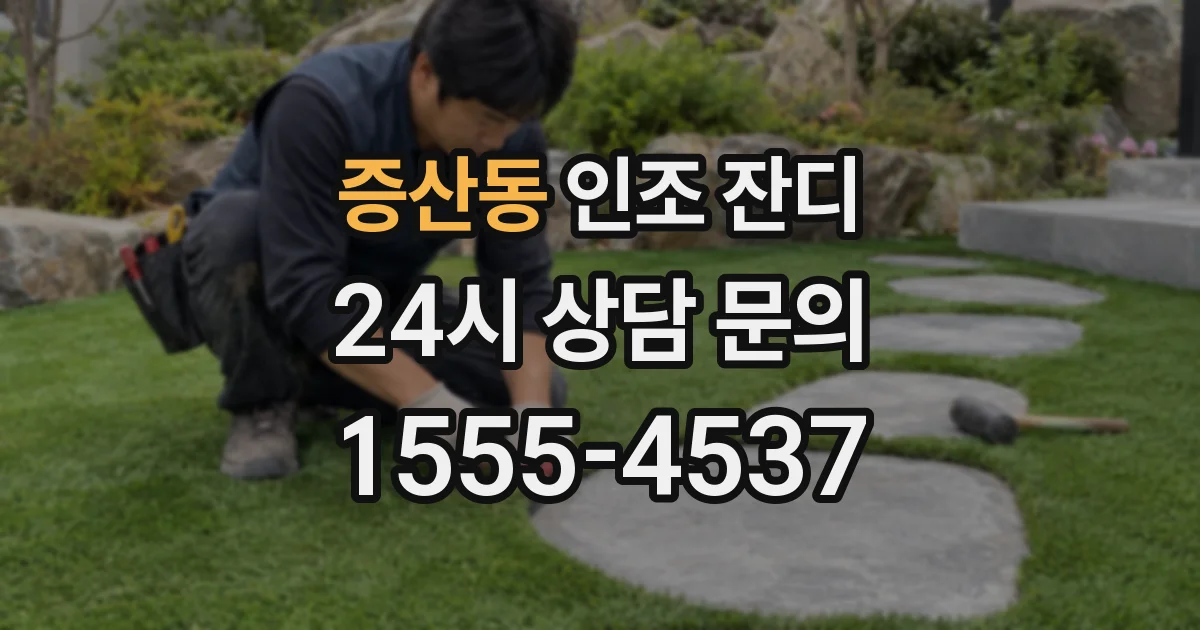 증산동 인조 잔디