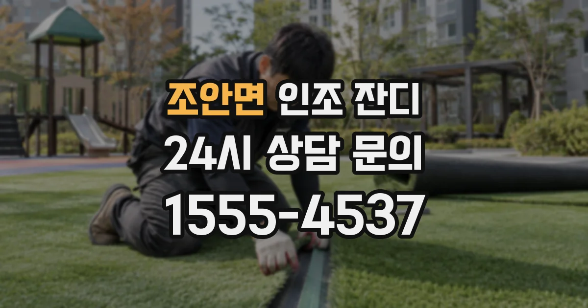 조안면 인조 잔디