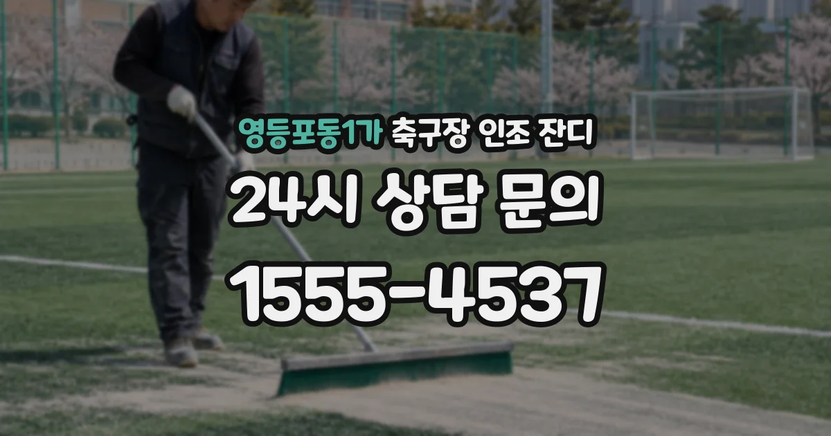 영등포동1가 축구장 인조 잔디