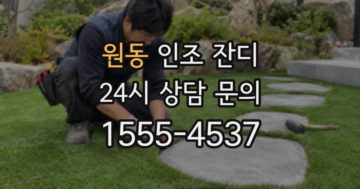 원동 인조 잔디