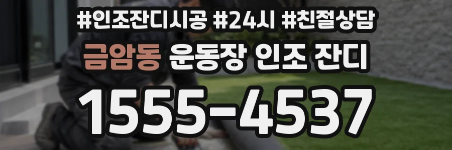 금암동 운동장 인조 잔디