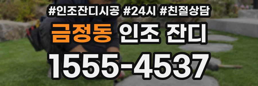 금정동 인조 잔디