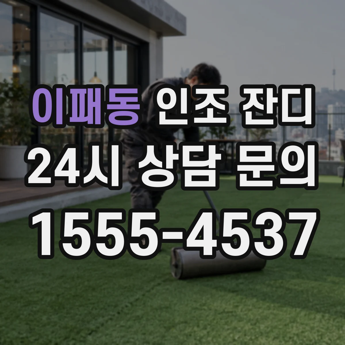 이패동 인조 잔디