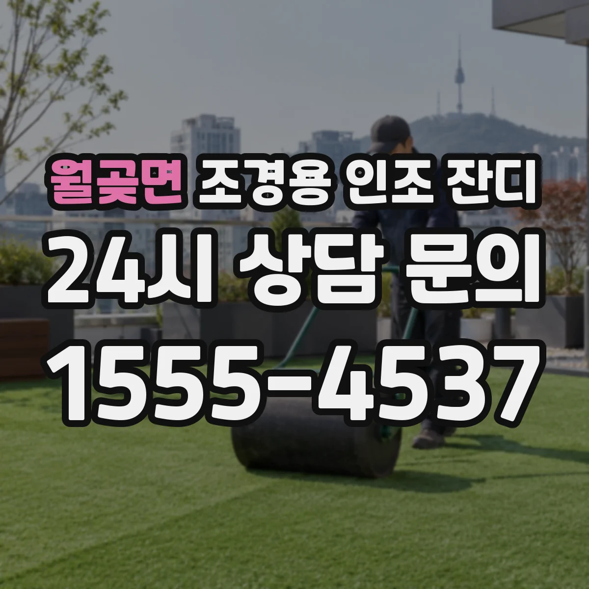 월곶면 조경용 인조 잔디