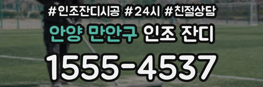 안양 만안구 인조 잔디