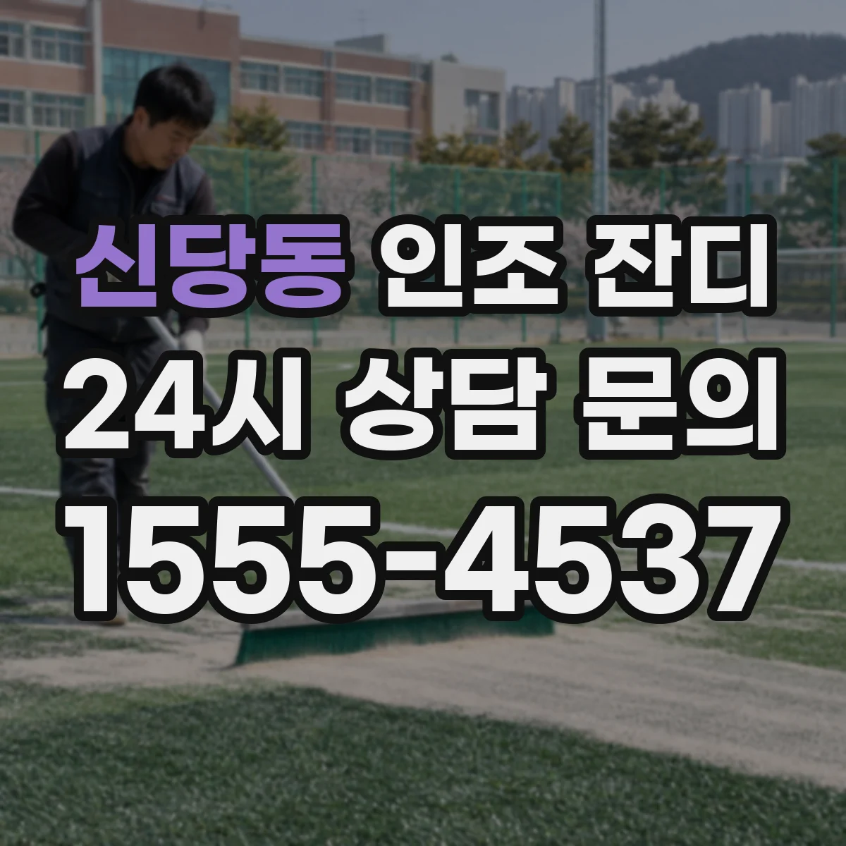 신당동 인조 잔디