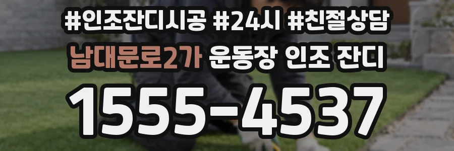 남대문로2가 운동장 인조 잔디