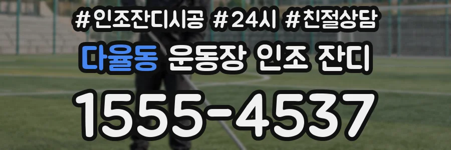 다율동 운동장 인조 잔디
