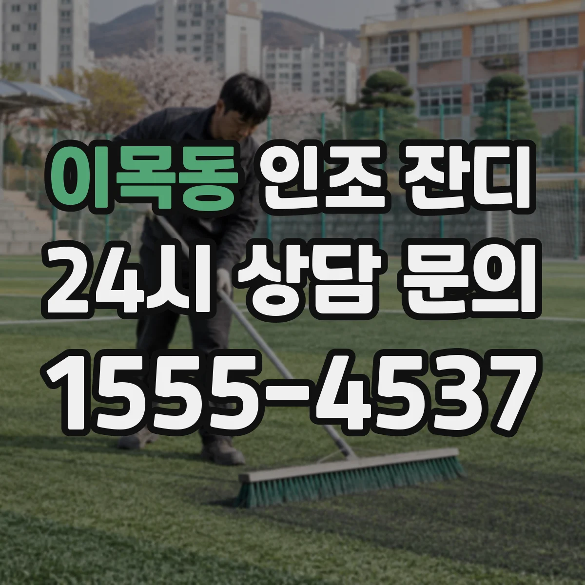 이목동 인조 잔디