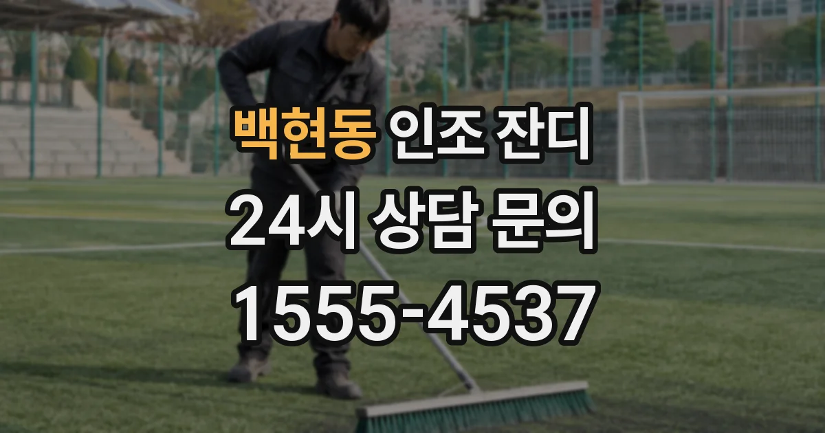 백현동 인조 잔디