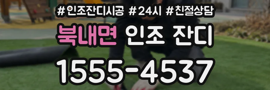 북내면 인조 잔디