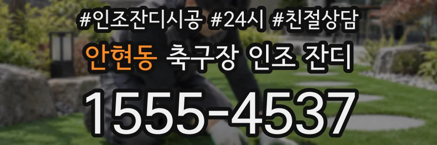 안현동 축구장 인조 잔디
