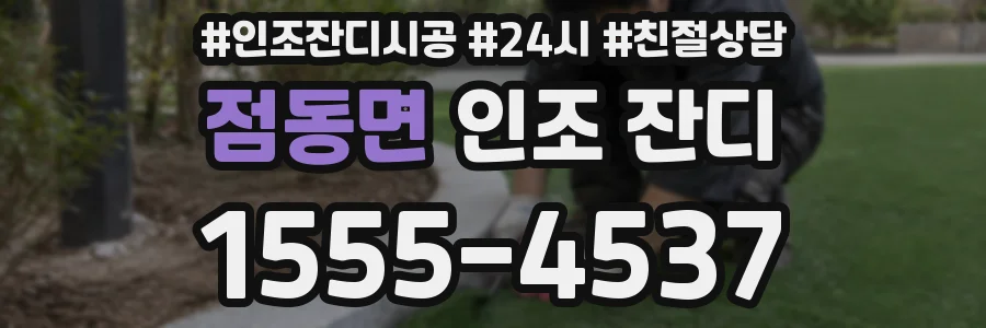 점동면 인조 잔디