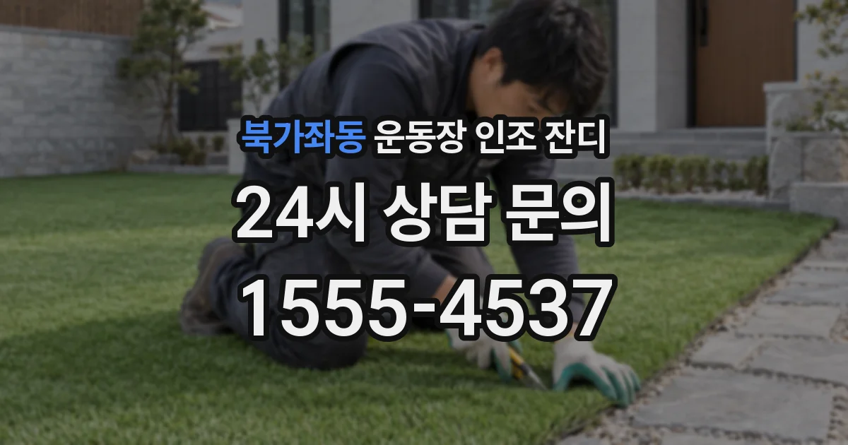 북가좌동 운동장 인조 잔디