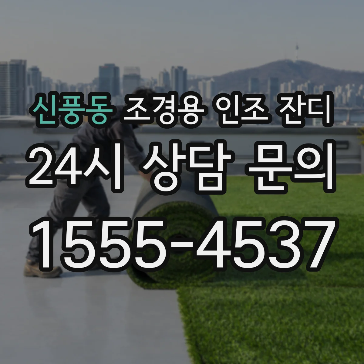 신풍동 조경용 인조 잔디