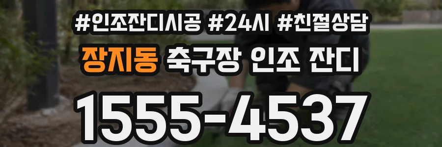 장지동 축구장 인조 잔디