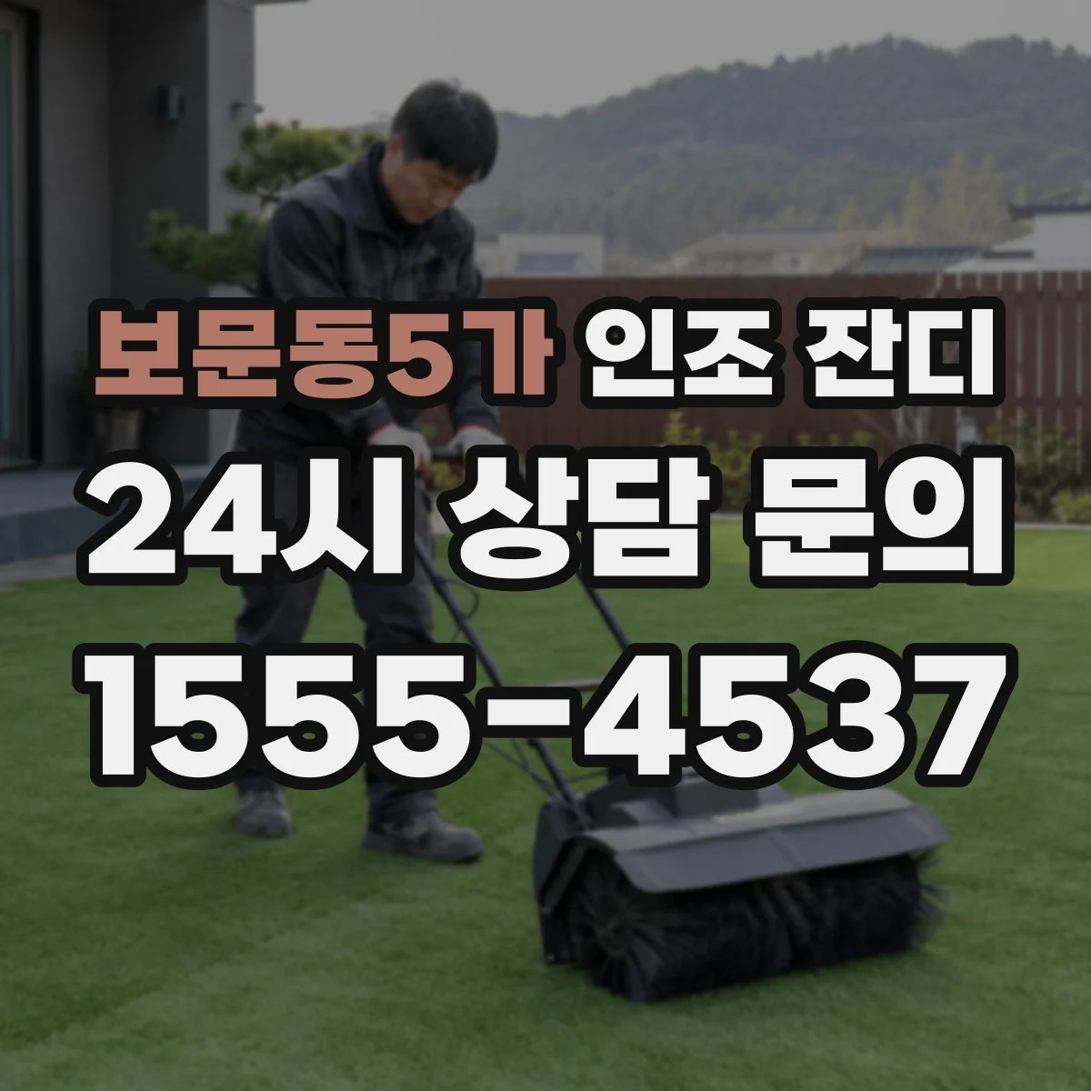 보문동5가 인조 잔디