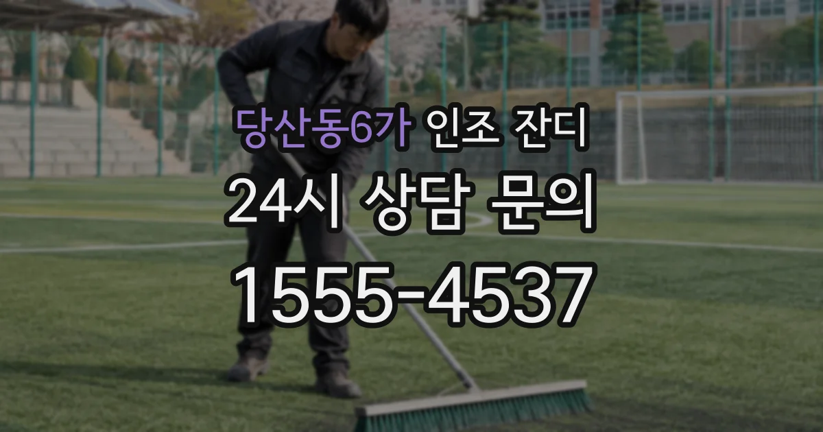 당산동6가 인조 잔디