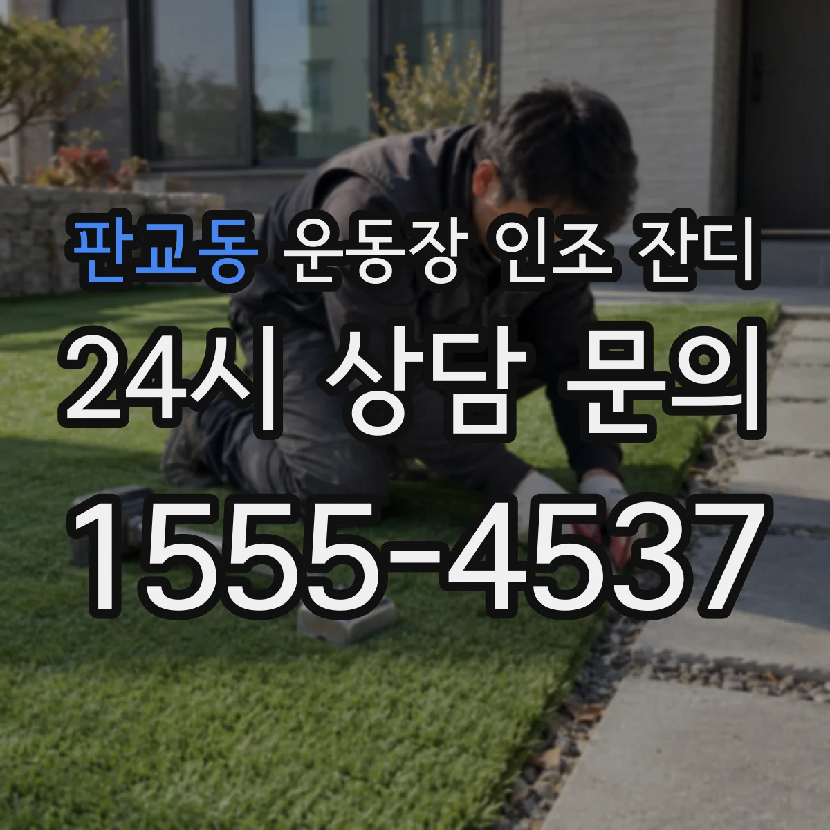 판교동 운동장 인조 잔디
