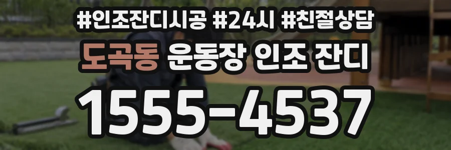 도곡동 운동장 인조 잔디