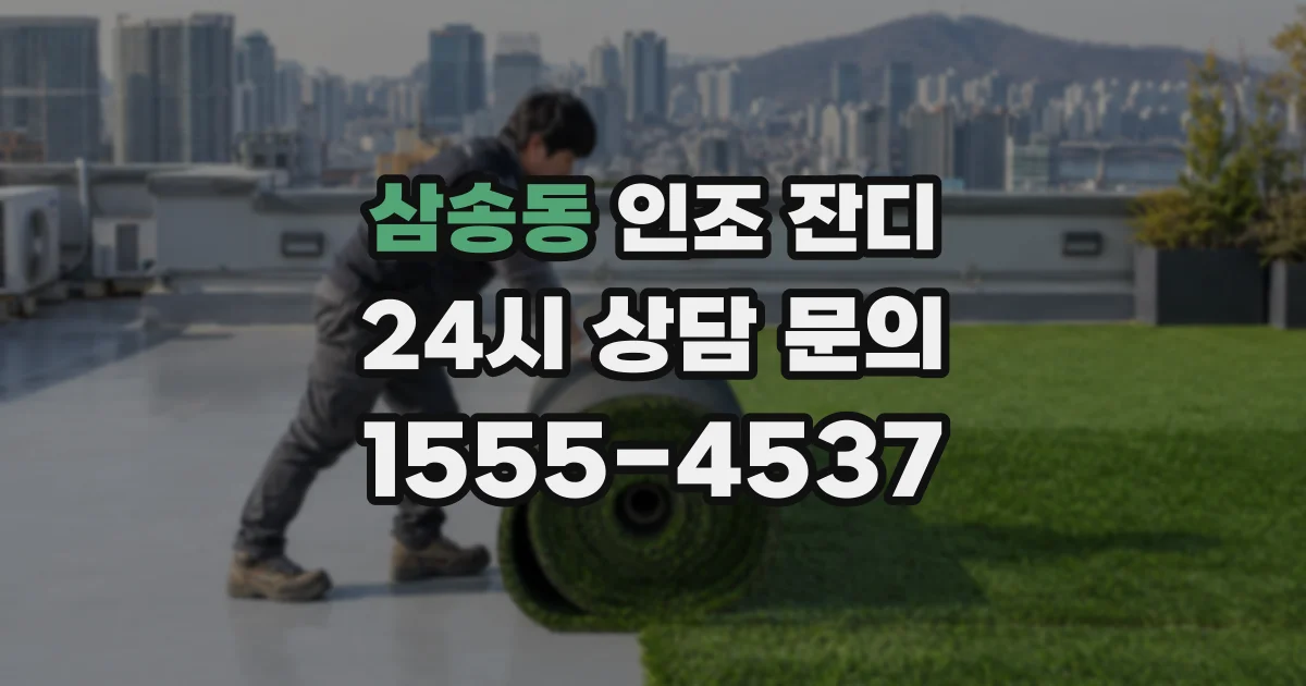 삼송동 인조 잔디