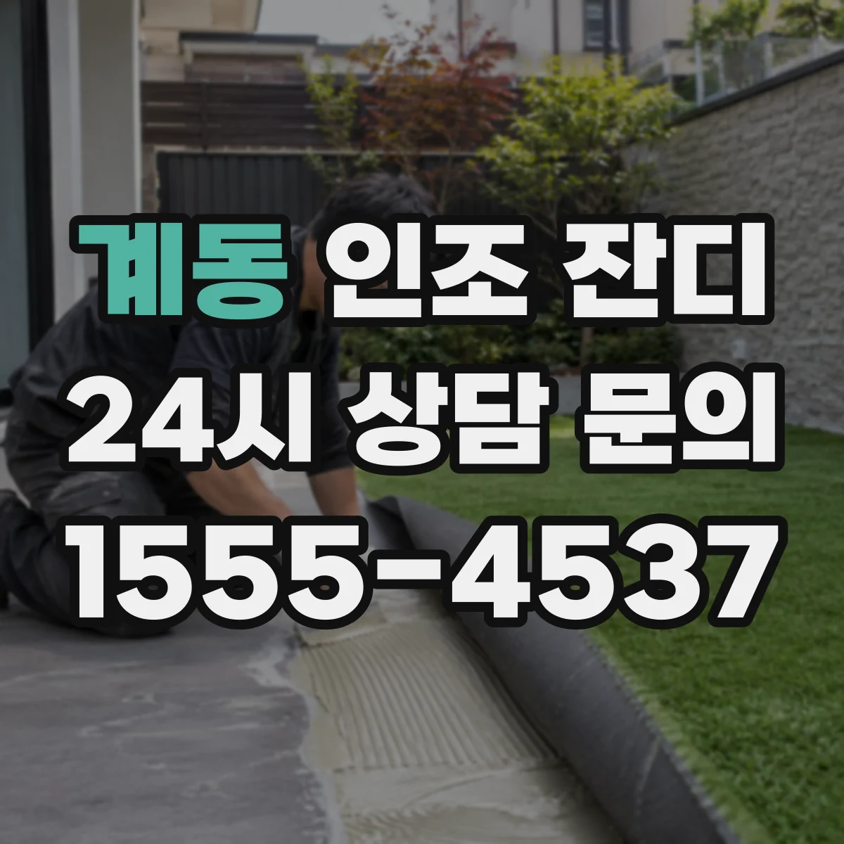 계동 인조 잔디