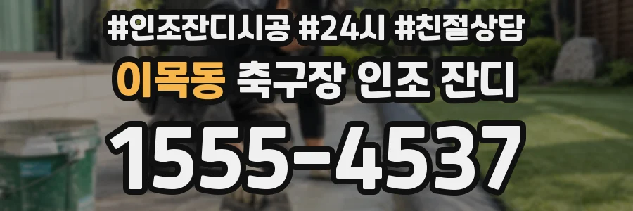 이목동 축구장 인조 잔디