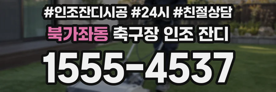 북가좌동 축구장 인조 잔디