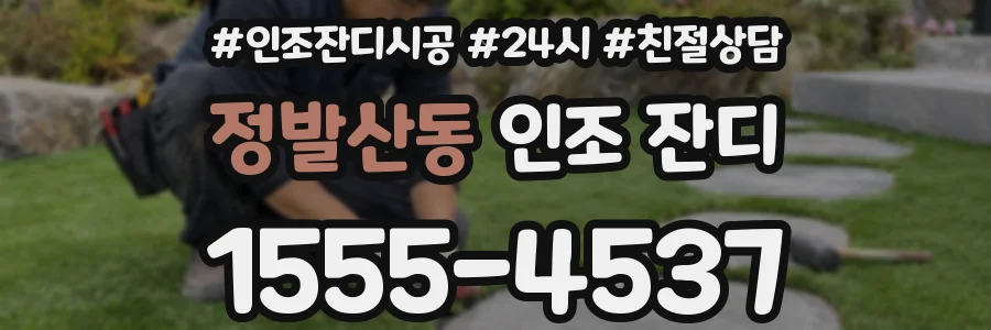 정발산동 인조 잔디